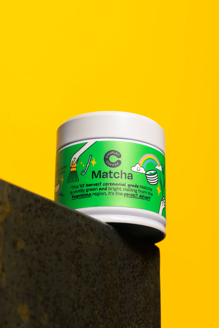 tin of couplet ceremonial grade matcha
