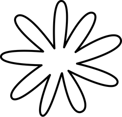 Nonagon Outlined